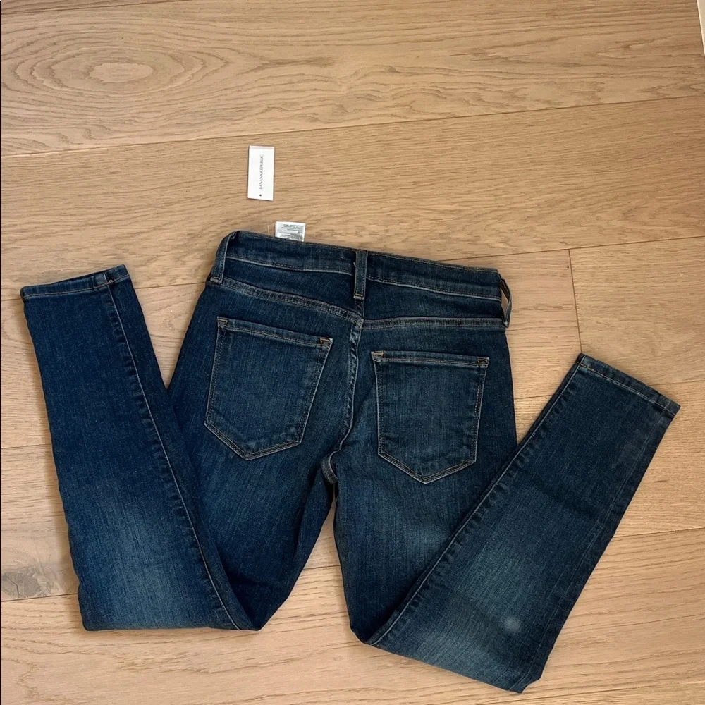Banana Republic’s Womens Blue Skinny Jeans 24P NWT - Picture 6 of 8
